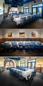 Different banquet room setups