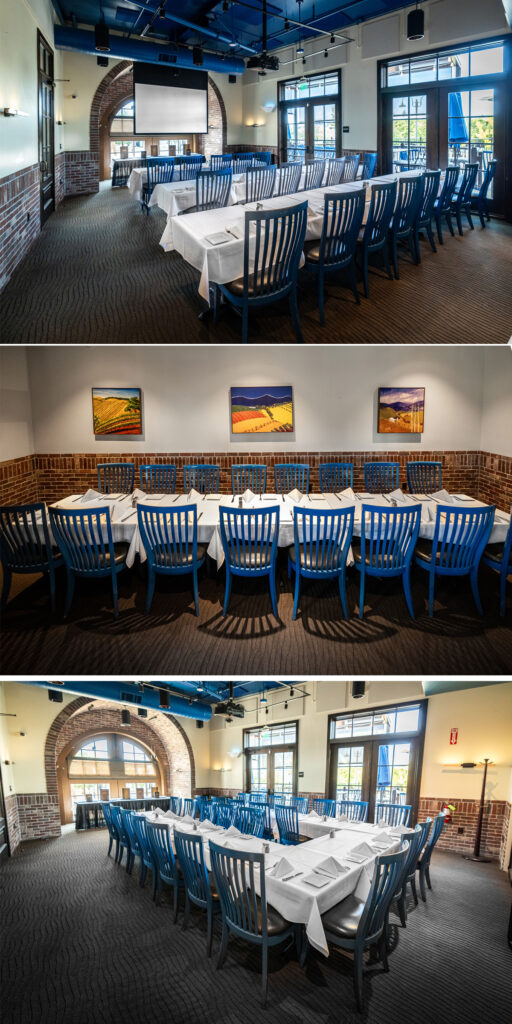 Different banquet room setups